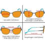 eyekeeper.com Stylish Chic Blue Light Blocking Eyeglasses LX19032-BB98 Eyeglasses