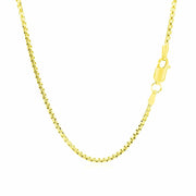 Bids.com 14k Yellow Gold Round Box Chain 1.7mm Necklaces