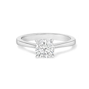 Bids.com 14K White Gold 1.0 Cttw Round Lab Grown Diamond Eagle Claw 4-Prong Set Solitaire Engagement Ring (F-G Color, VS2-SI1 Clarity) - Ring Size 7 Rings