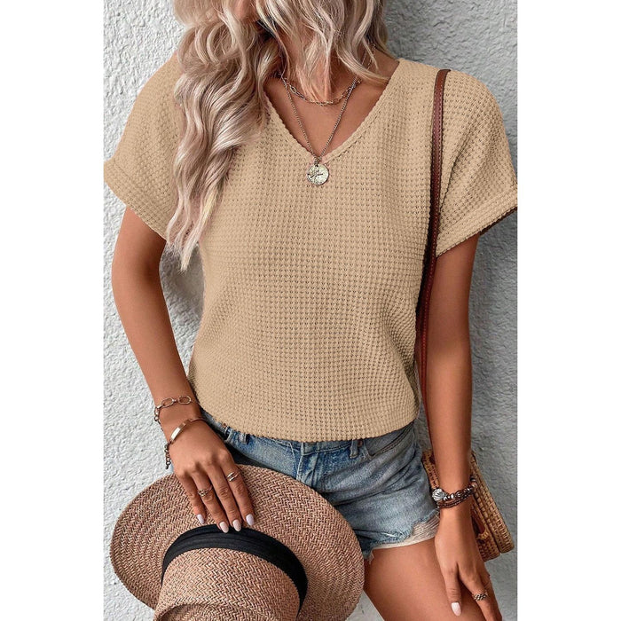 V-Neck Short Sleeve T-Shirt