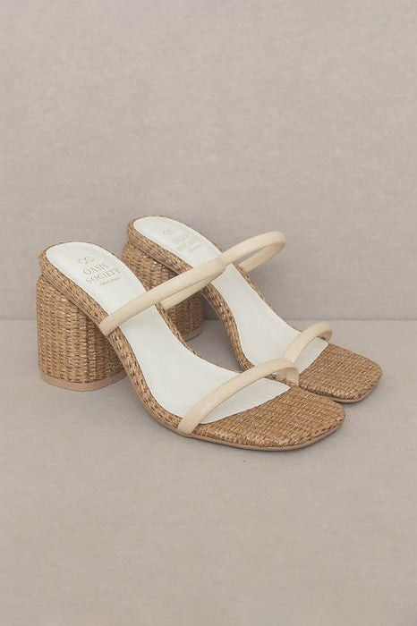 D-Margaret-Raffia, High Heel, Mules