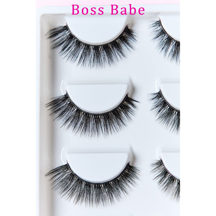 SO PINK BEAUTY Faux Mink Eyelashes 5 Pairs