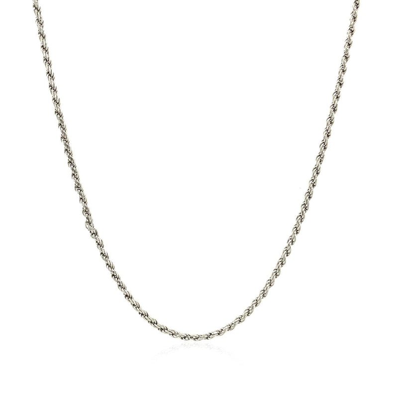 Bids.com Sterling Silver 1.4mm Diamond Cut Rope Style Chain Necklaces