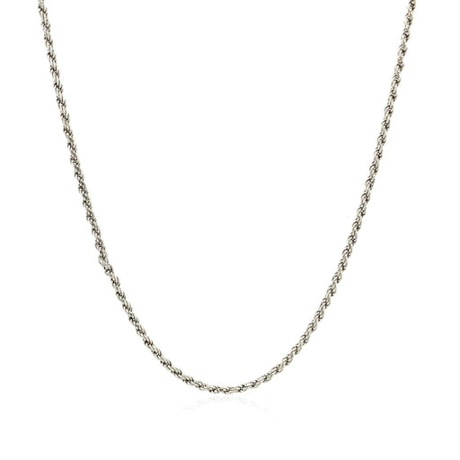 Bids.com Sterling Silver 1.4mm Diamond Cut Rope Style Chain Necklaces