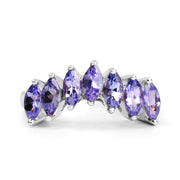 Bids.com 1.68 Carat Genuine Tanzanite .925 Sterling Silver Ring Rings