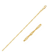 Bids.com 14k Yellow Gold Singapore Chain 1.5mm Necklaces