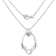 Bids.com 0.18 Carat Genuine Tanzanite .925 Sterling Silver Pendant Pendants