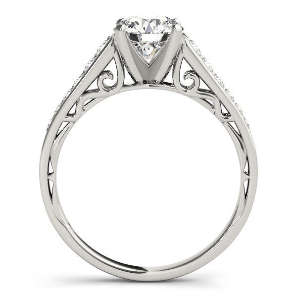 Bids.com 14k White Gold Cathedral Design Diamond Engagement Ring (1 1/4 cttw) Rings