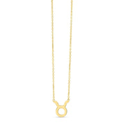 Bids.com 14K Yellow Gold Taurus Necklace Necklaces