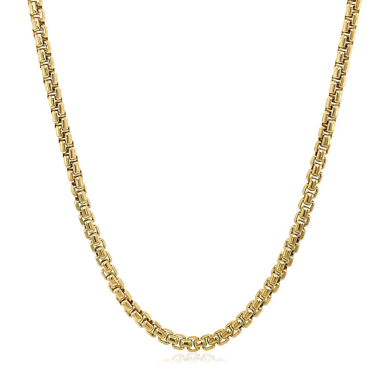 Bids.com 14k Yellow Gold Solid Round Box Chain 2.5 mm Necklaces