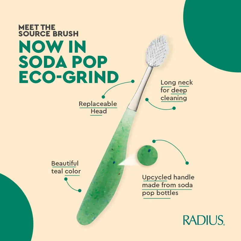 Radius Radius Source Brush Soft Replaceable Head Toothbrush (Assorted Colors) Toothbrush