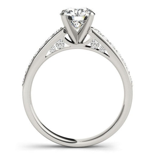 Bids.com 14k White Gold Single Row Prong Set Diamond Engagement Ring (1 3/8 cttw) Rings