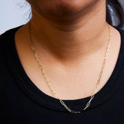 Bids.com Solid 14K Yellow Gold 2.5mm Paperclip Chain Necklace Unisex 18" Inches Necklaces