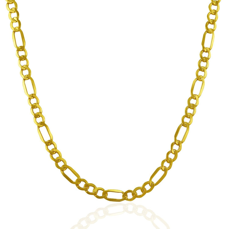 Bids.com 4.6mm 10k Yellow Gold Lite Figaro Chain Necklaces