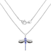 Bids.com 1.93 Carat Genuine Tanzanite and White Topaz .925 Sterling Silver Pendant Pendants
