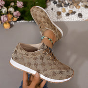 Mill's Beauty Supply Women Casual Board Breathable Low Top Shoes