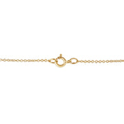 Bids.com 10K Yellow Flashed .925 Sterling Silver 1/4 Cttw Champagne Diamond Filigree Cross Pendant Necklace (K-L Color, I1-I2 Clarity) - 18" Necklaces