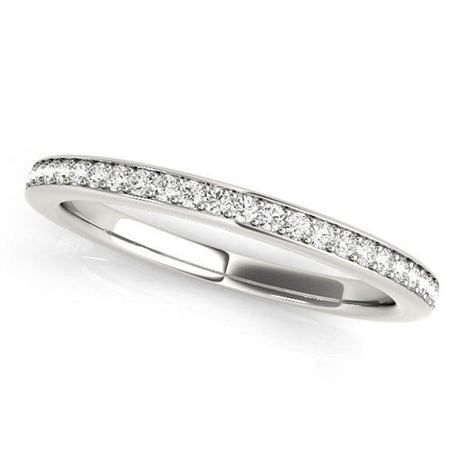 Bids.com 14k White Gold Simple Diamond Wedding Ring (1/4 cttw) Rings