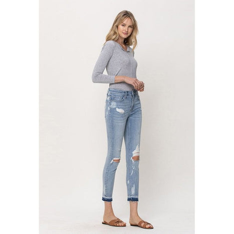 Mid Rise Crop Skinny