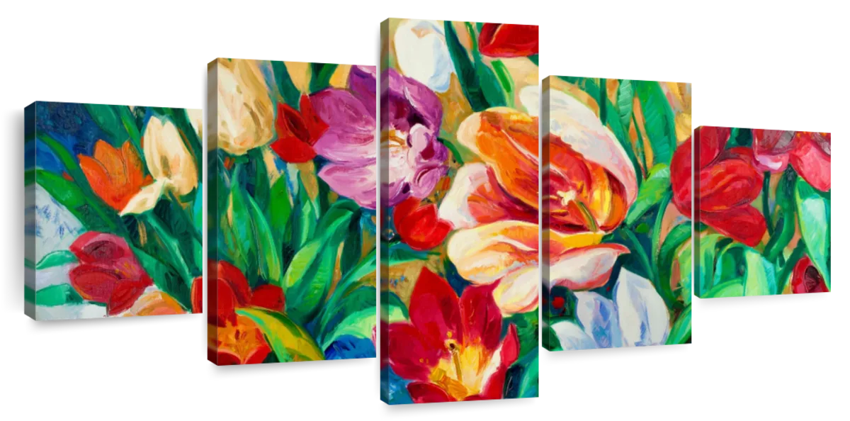 Alluring Flowers Wall Art