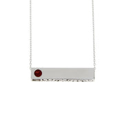 Bids.com Garnet Fashion Pendants Sterling Silver Pendants