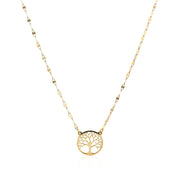 Bids.com 14K Yellow Gold Tree of Life Necklace Necklaces