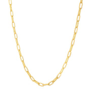 Bids.com 14k Yellow Gold Diamante Paperclip Chain Necklace (4.00 mm) Necklaces