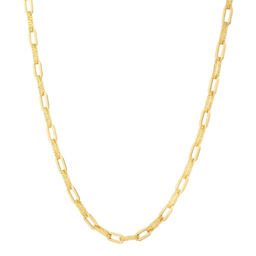 Bids.com 14k Yellow Gold Diamante Paperclip Chain Necklace (4.00 mm) Necklaces