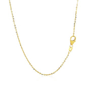 Bids.com 14k Yellow Gold Double-Strand Chain Necklace with Puff Moon and Star Necklaces