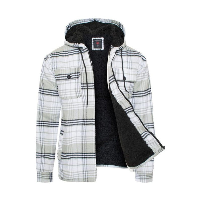 Men's Flannel Sherpa Lining Jacket