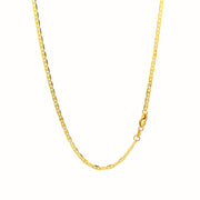 Bids.com 2.3mm 10k Yellow Gold Mariner Link Chain Necklaces