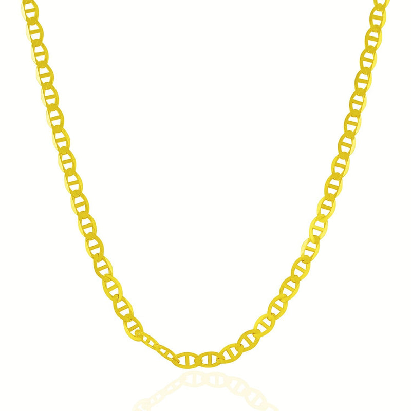 Bids.com 4.5mm 10k Yellow Gold Mariner Link Chain Necklaces