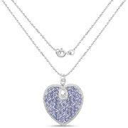 Bids.com 6.17 Carat Genuine Tanzanite .925 Sterling Silver Pendant Pendants