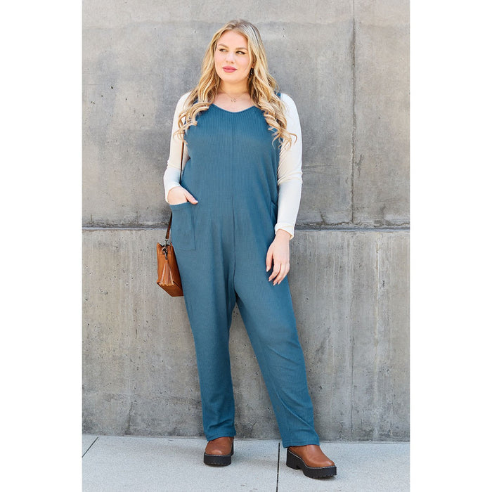 Double Take Sleeveless Straight Jumpsuit