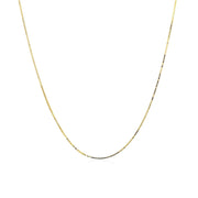 Bids.com 10k Yellow Gold Classic Box Chain 0.45mm Necklaces