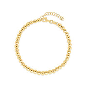 Bids.com 14k Yellow Gold Bead Chain Necklace(4mm) Necklaces