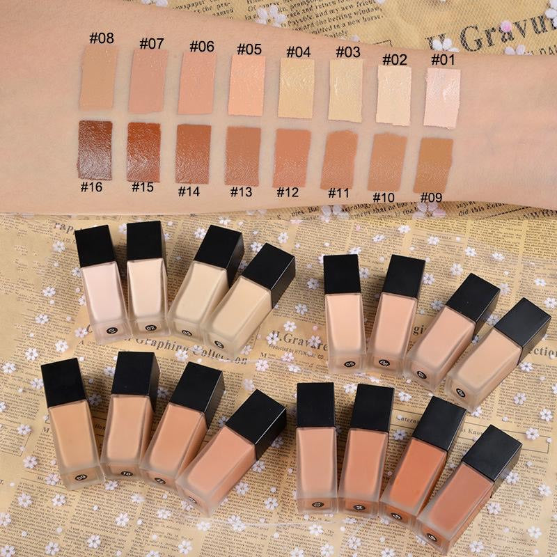 EpiLynx Healthy Skin Full Coverage Matte Foundation with SPF 30 – Vegan, Gluten-Free & Hydrating