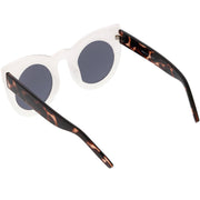 zeroUV Oversize Round Circle Pointed Cat Eye Sunglasses 9180 Sunglasses