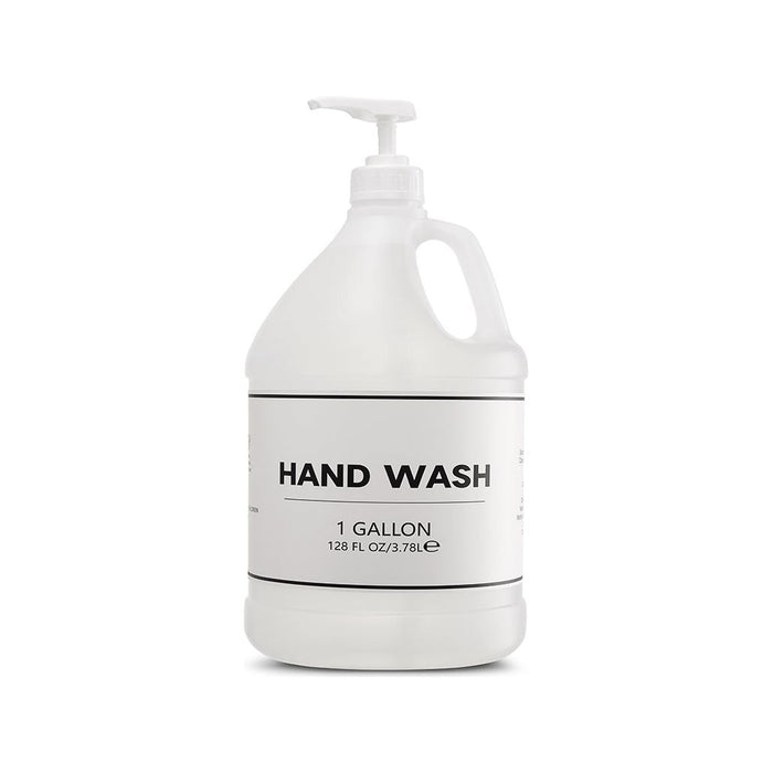 Amenities Depot Hand Wash Refill - 4 Pack Of 1 Gallon Pump Dispensers - White Label