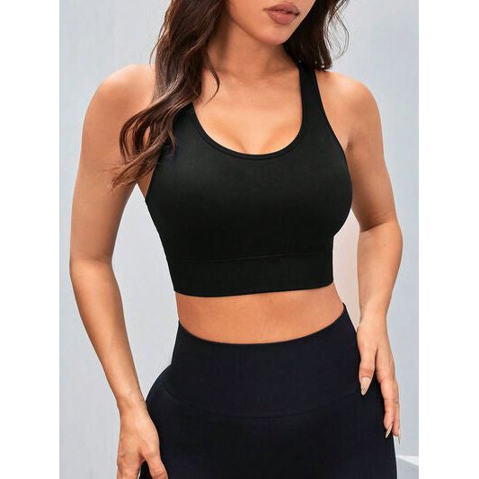 Cutout Racerback Scoop Neck Active Tank