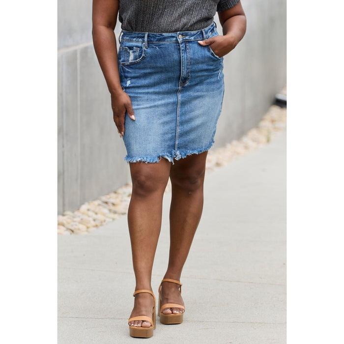 Risen Amelia Denim Mini Skirt