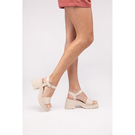 BOOMER-S Platform Heel Sandals