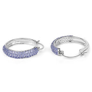 Bids.com 3.06 Carat Genuine Tanzanite .925 Sterling Silver Earrings Earrings
