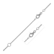 Bids.com Extendable Cable Chain in 14k White Gold (1.2mm) Necklaces