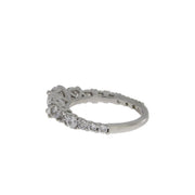 Bids.com Cubic Zirconium CZ SS Bridal Sterling Silver Rings