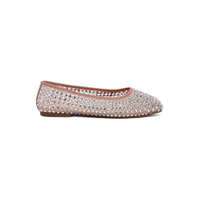 Orson Naked Rhinestone Ballerinas