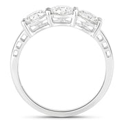 Bids.com 1.50 Carat Genuine Lab Grown Diamond 14K White Gold Ring Rings