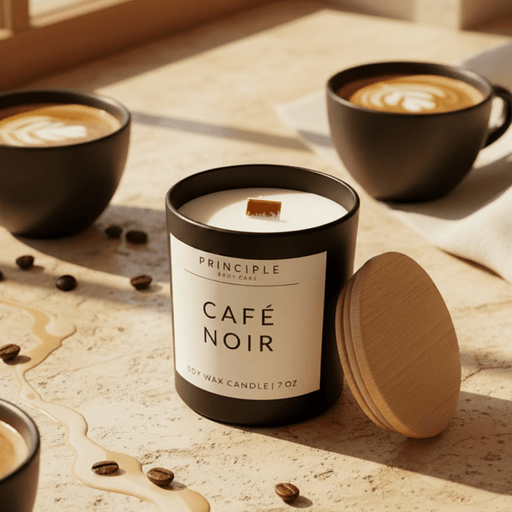 P R I N C I P L E Café Noir Soy Wax Candle Candles
