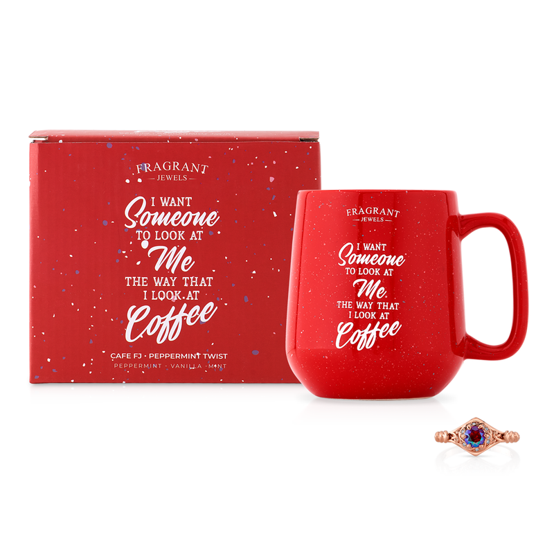 Fragrant Jewels Cafe FJ: Peppermint Twist - Look at Me - Jewel Candle Jewel Candle