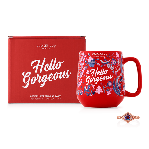 Fragrant Jewels Cafe FJ: Peppermint Twist - Hello Gorgeous - Jewel Candle Jewel Candle